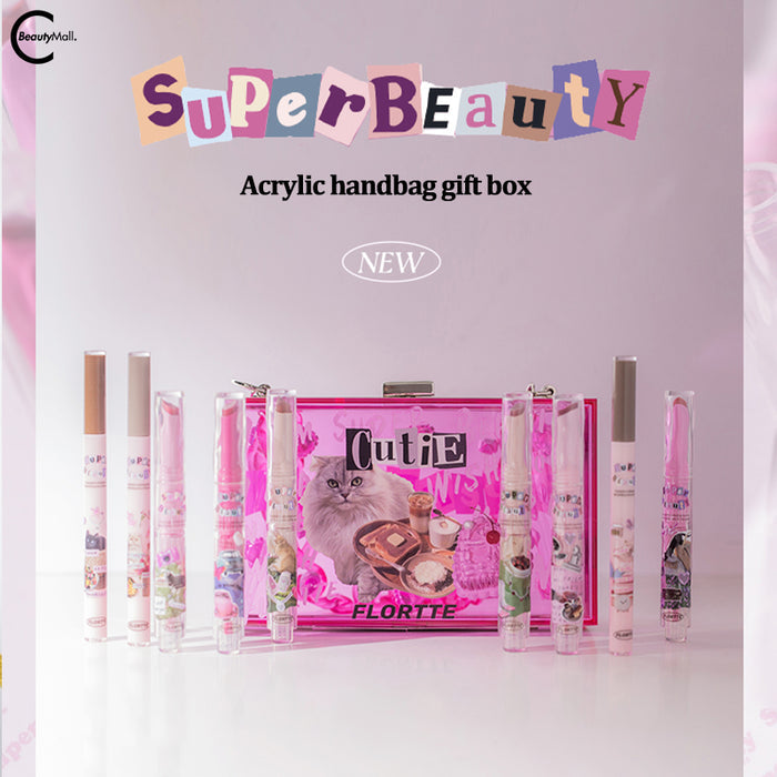FLORTTE SUPER BEAUTY Shimmer Lip Lacquer Gift Set detail