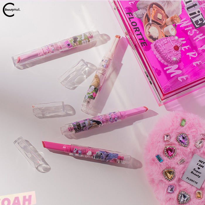 FLORTTE SUPER BEAUTY Shimmer Lip Lacquer Gift Set detail