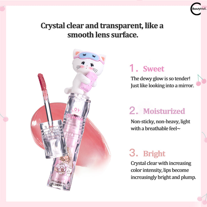 FLORTTE x MIKKO Crystal Clear Glossy Lip Lacquer 05