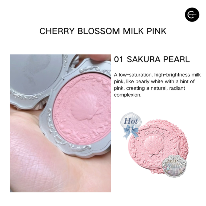 Flower Knows Shell Pearl Satin Blush