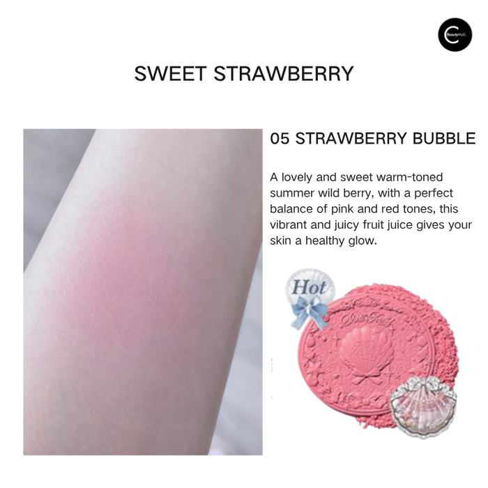 Flower Knows Shell Pearl Satin Blush