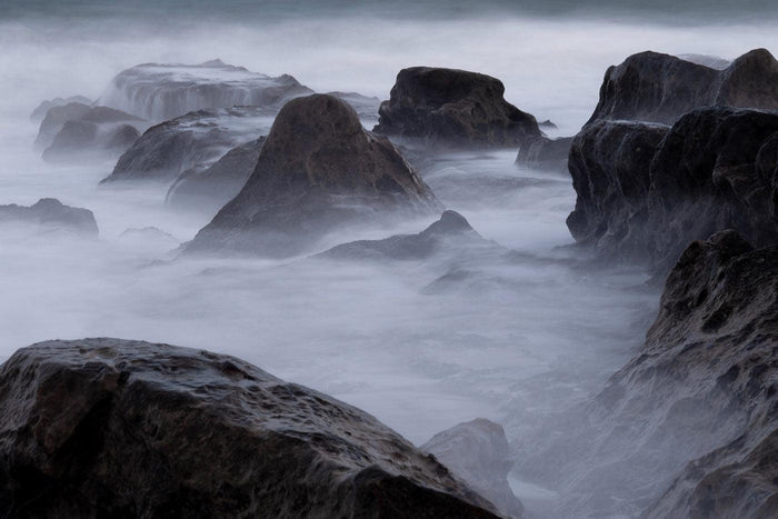 Foggy Seaside Wall Mural-Wall Mural-Eazywallz