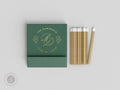 Foiled Wedding Matchbooks #26 - Wedding Matches, Match Book, Wedding Match Favors, Match Books, Candle Matches, Bridal Favors, Party Matches