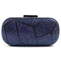 Francie Blue Gemstone Clutch Bag