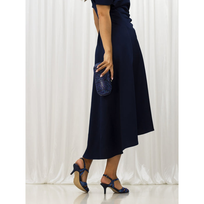 Francie Blue Gemstone Clutch Bag
