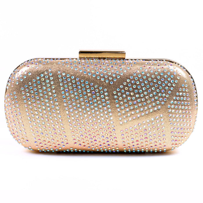 Francie Gold Gemstone Clutch Bag