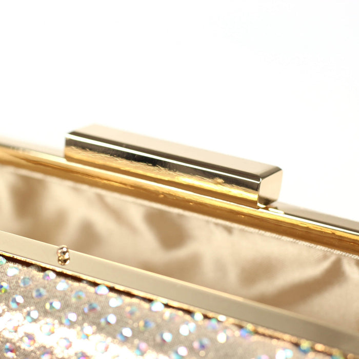 Francie Gold Gemstone Clutch Bag