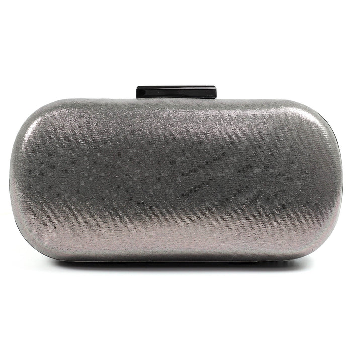 Francie Pewter Gemstone Clutch Bag