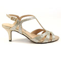 Francie Wide Fit Gold Gemstone Sandal