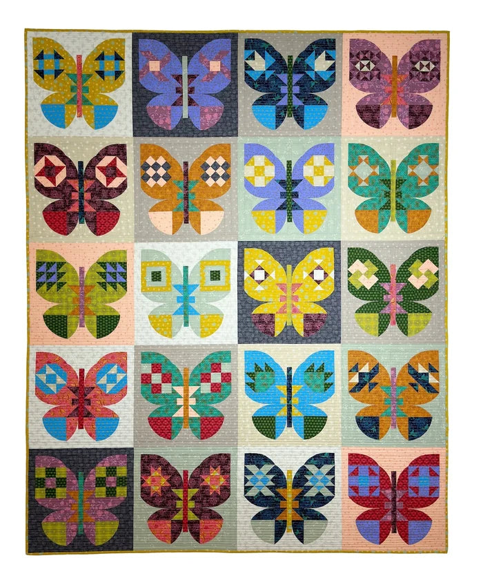 FreeSpirit - Butterfly Fields Quilt Kit by Sew Kind of Wonderful