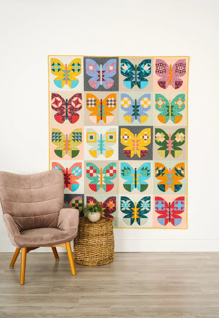 FreeSpirit - Butterfly Fields Quilt Kit by Sew Kind of Wonderful