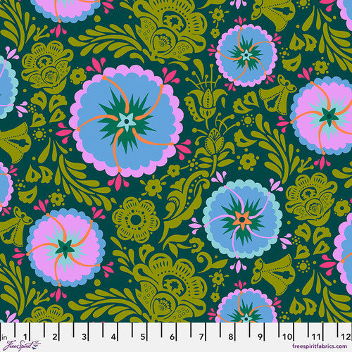 FreeSpirit - Love Always AM - Fortune - Pickle - PWAH087.Pickle - Sold by the Half Yard