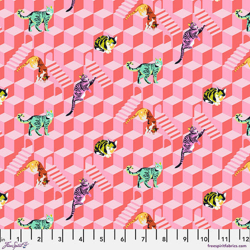 FreeSpirit Fabrics - Tula Pink - Besties Tula Pink - Sitting Pretty Blossom (Sold by the Yard)