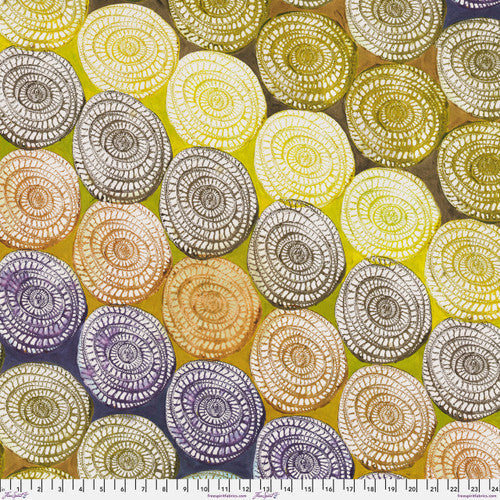 FreeSpirit Fabrics: Island Vacation - Denise Burkitt - Banana Split Olive - PWDB037.OLIVE