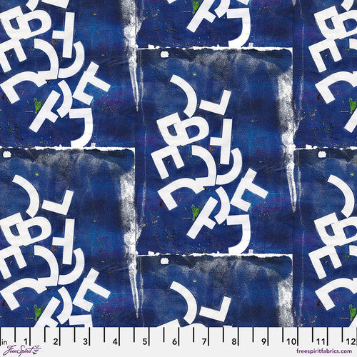FreeSpirit Fabrics: Ravel - E Bond - Fray Indigo