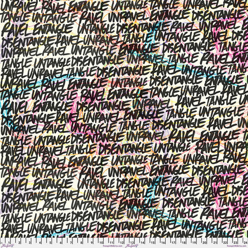FreeSpirit Fabrics: Ravel - E Bond - Unravel Ink