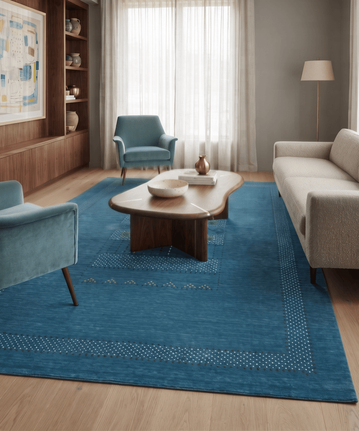 Gabbeh Design Hand Loomed Wool Area Rug - The Rug Decor