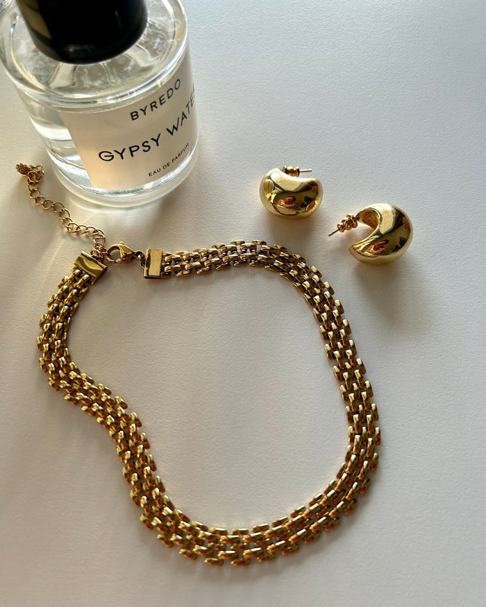 GAIA GOLD CHAIN CHOKER