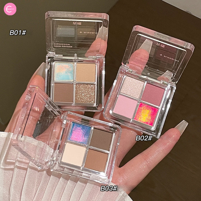 GELLA'S Chameleon Quad Eyeshadow style B02#