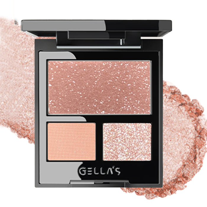 Gellas Ethereal Glow Crystal Eyeshadow Palette style #Y01