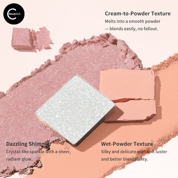 Gellas Ethereal Glow Crystal Eyeshadow Palette style #Y01