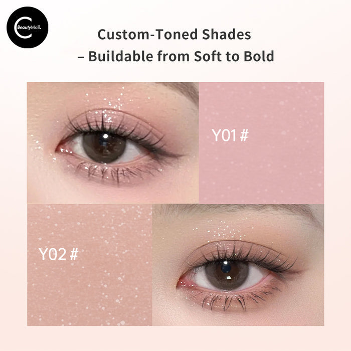 Gellas Ethereal Glow Crystal Eyeshadow Palette style #Y01