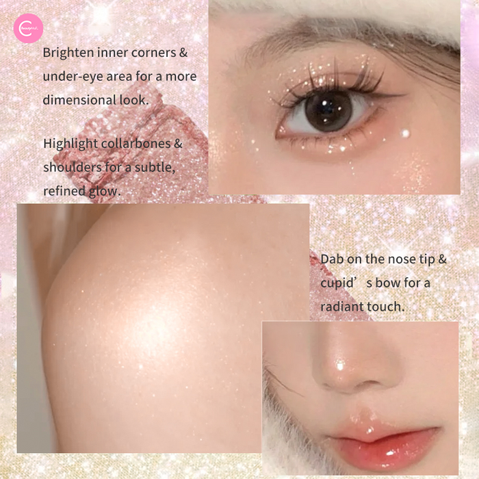 GELLA'S Shimmering 5-Color Eyeshadow Palette style #F01