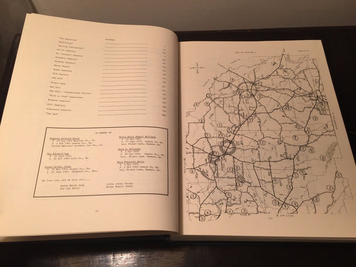 GEORGIA CEMETERIES COWETA COUNTY Coweta County Genealogical Soc. 1st/1st 1986 HC