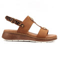 Georgia Tan Wedge Sandal