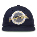 Retro Circle Snapback - Navy