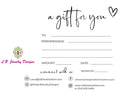 Gift Certificate for LB Jewelry Designs