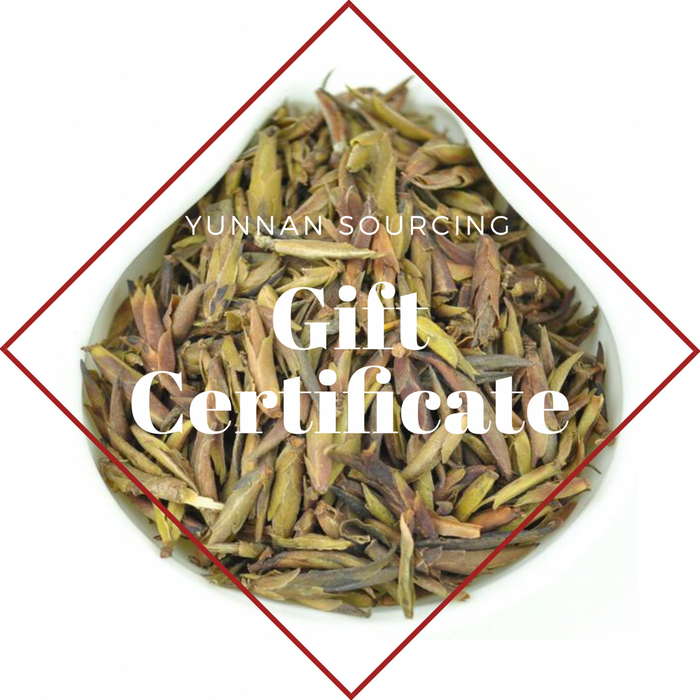 Gift Certificate | Yunnan Sourcing Tea Shop