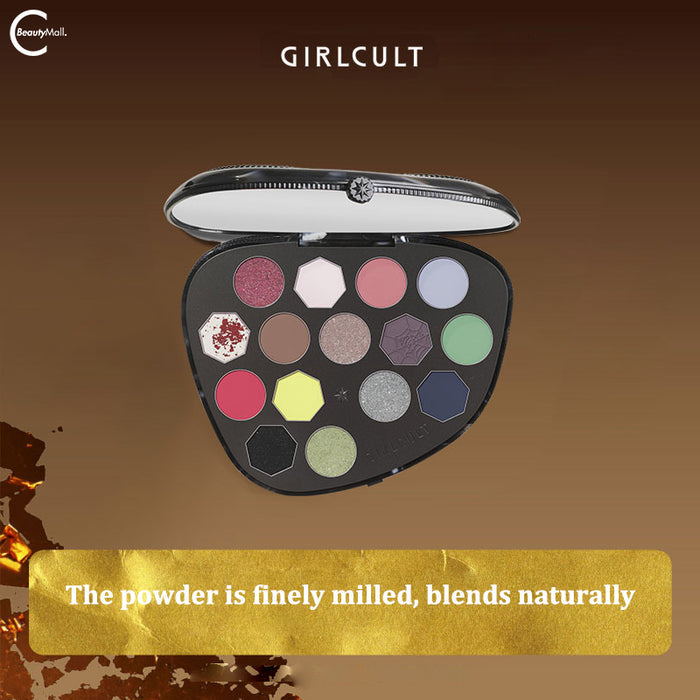 Girlcult 15-Color Eyeshadow Palette detail