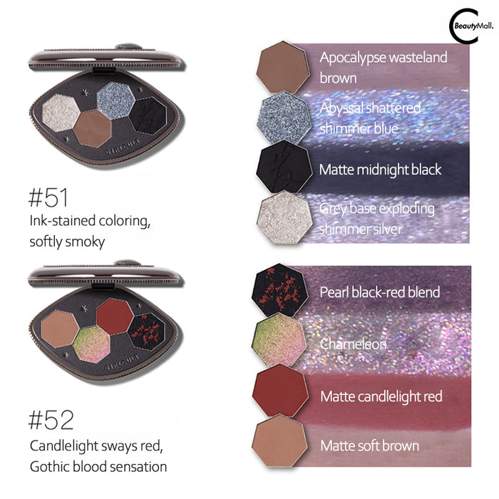 Girlcult Cyber Chaizi Series Quad Eyeshadow detail