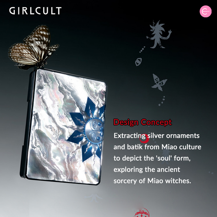 Girlcult Miao Witchcraft Series 8-Color Eyeshadow Palette detail