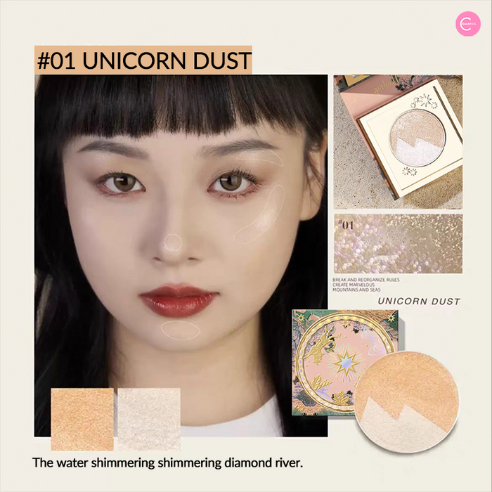 Girlcult Mountains and Seas Series Highlighter detail