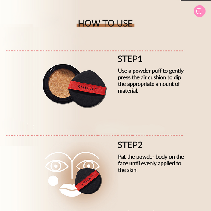 Girlcult Radiant Glow Cushion Foundation for Oily Skin 02