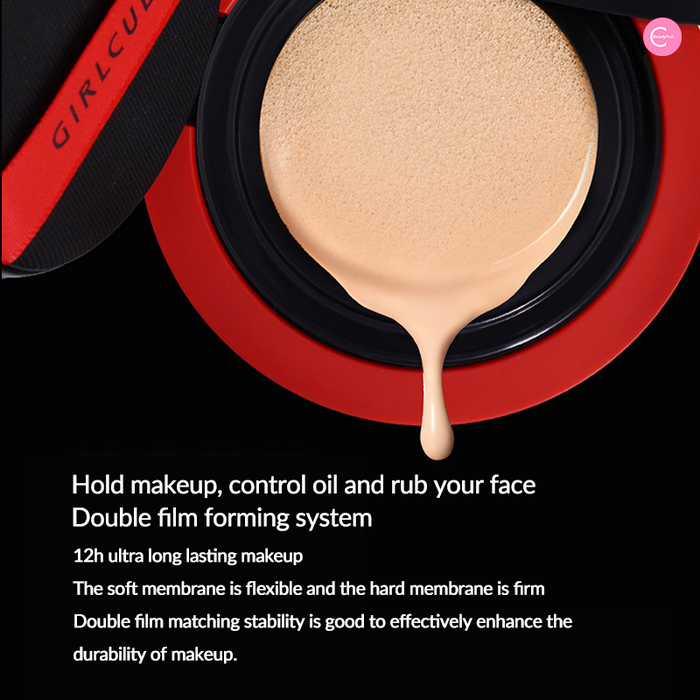 Girlcult Radiant Glow Cushion Foundation for Oily Skin detail