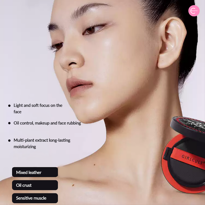 Girlcult Radiant Glow Cushion Foundation for Oily Skin detail
