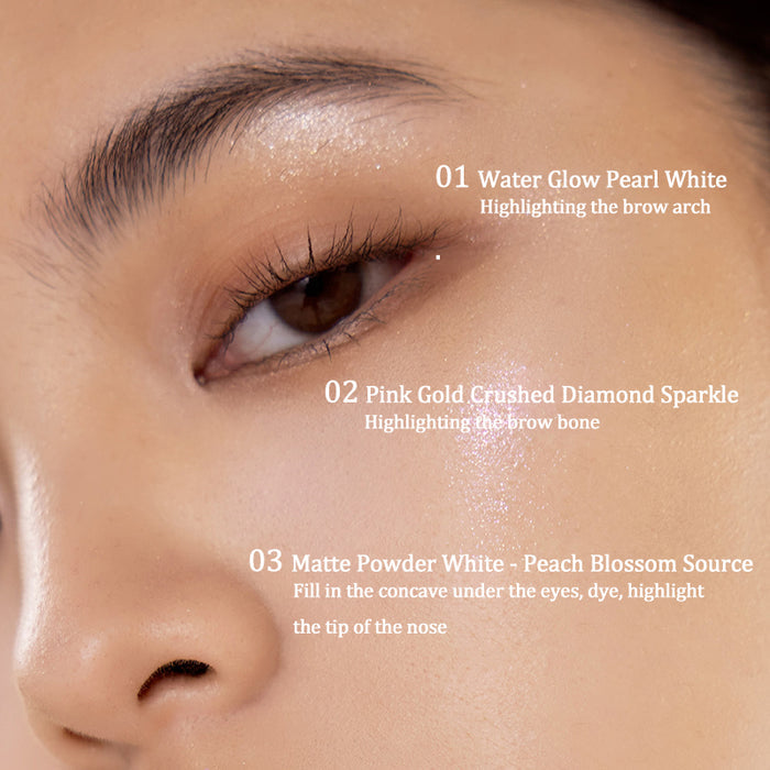 Girlcult Treasure Face Palette - Peach Blossom detail