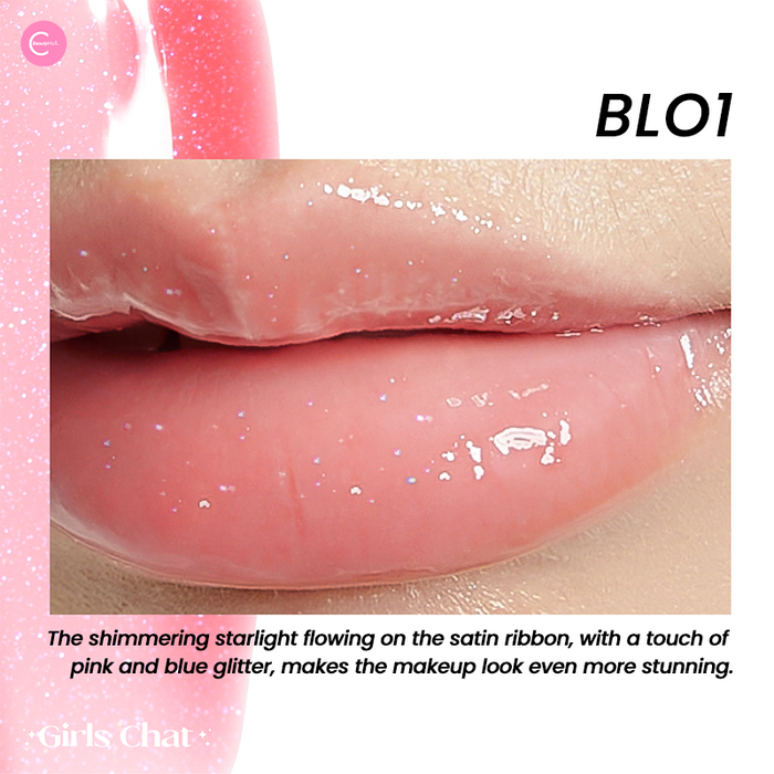 GIRLS CHAT Romance Rebel Glow Lip Gloss style #PK03