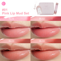 Girls Chat “Whisper of Rebellion” Lip Mud & Gloss Set style #Set 1