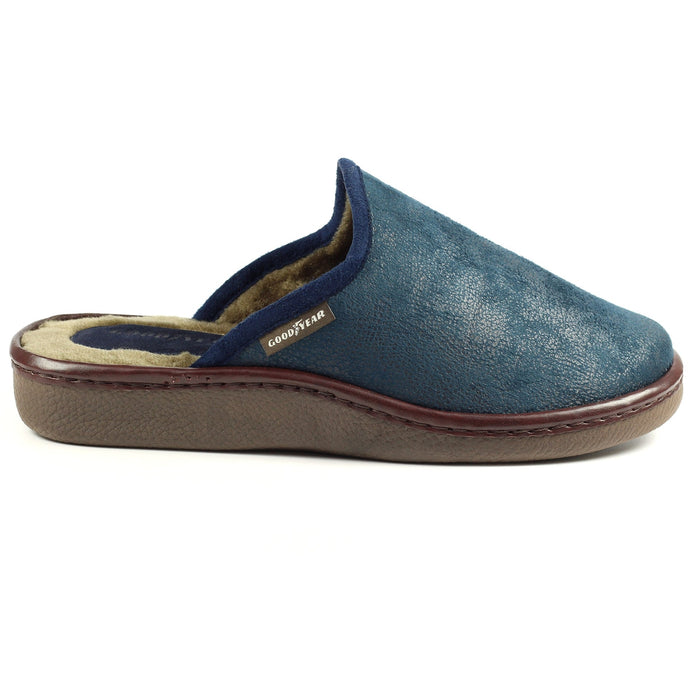 Glen Navy Mule Slipper