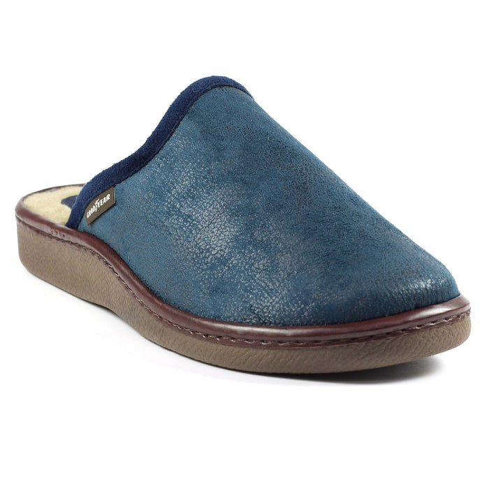 Glen Navy Mule Slipper