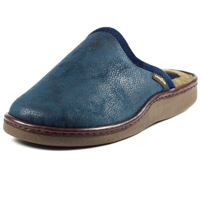Glen Navy Mule Slipper