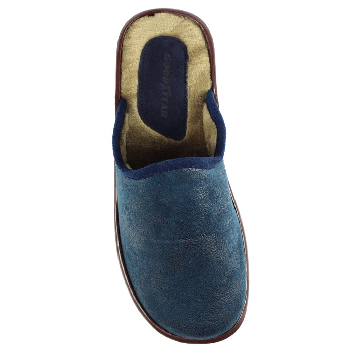 Glen Navy Mule Slipper