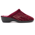 Glenda Burgundy Slipper