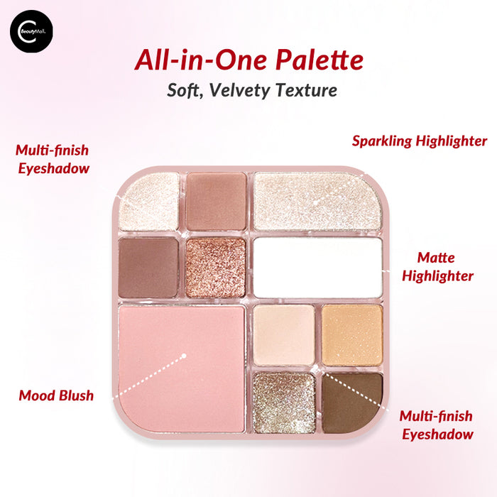 GOGOTALES Butterfly Veil All-in-One Face Palette detail