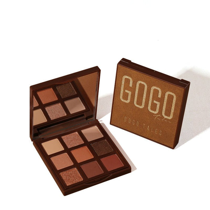 GOGOTALES Christmas Chocolate Matte Pearl Glitter Eyeshadow Palette 601