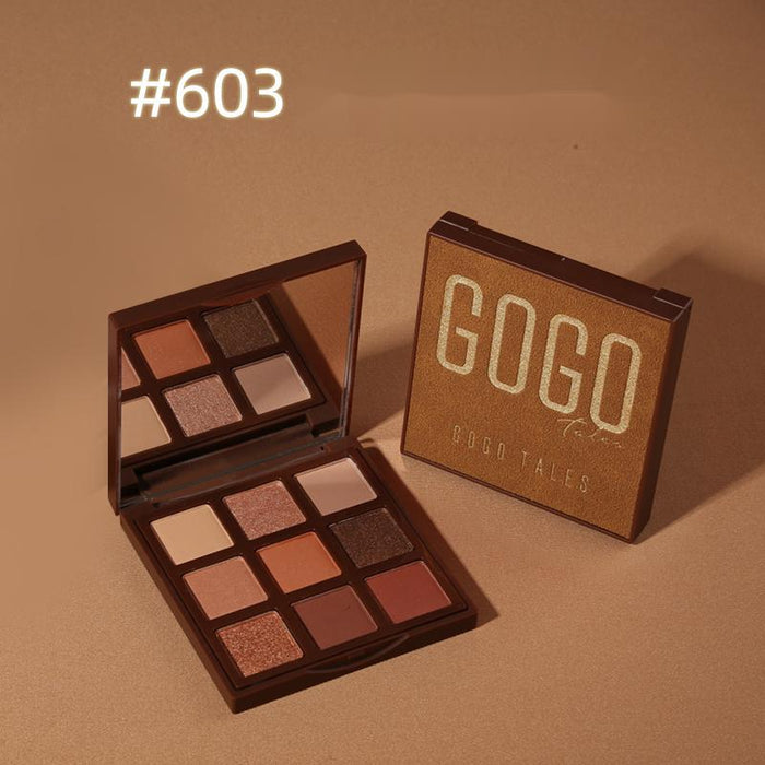 GOGOTALES Christmas Chocolate Matte Pearl Glitter Eyeshadow Palette 602
